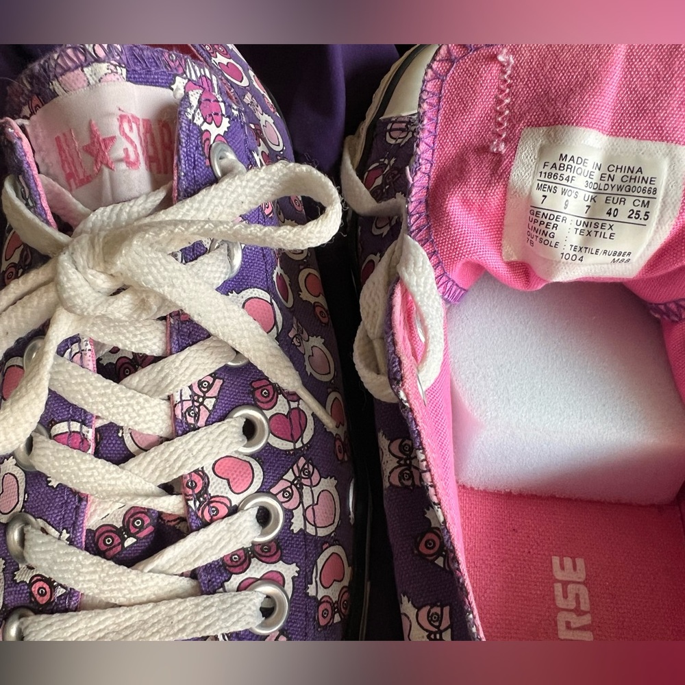 Vintage All⭐️Star OWL Low Top Converse - Picture 2 of 5